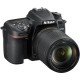 Nikon 33903 D7500 Fotocamera reflex digitale in formato DX con kit obiettivo AF-s DX nikkor 18-140 mm