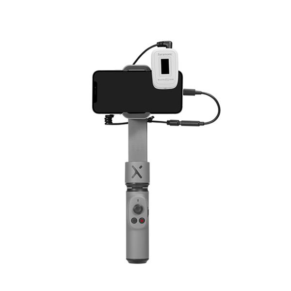 Saramonic Blink 500 Pro B1 WHITE Sistema microfonico omni lavalier senza fili per montaggio su fotocamera digitale (2,4 GHz); 1 trasmettitore + 1 microfono lav.