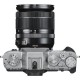 Fujifilm X-T30 Fotocamera digitale mirrorless con obiettivo XF 18-55 mm - Argento