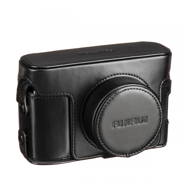 Fujifilm LC-X100VB Custodia in pelle nera per X100V