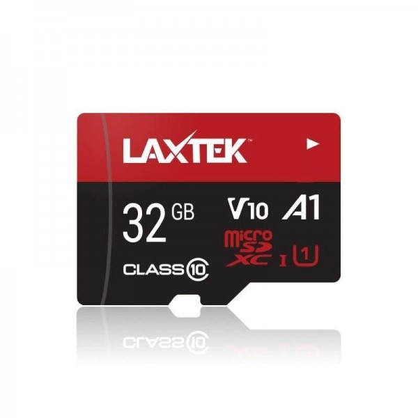 Scheda di memoria LAXTEK 32GB microSDHC UHS-I + adattatore