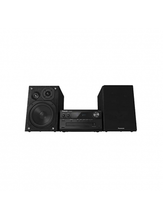 Panasonic SCPMX90 Sistema audio stereo compatto Hi-Res-Audio con LincsD-Amp, altoparlanti a 3 vie, AUX-IN auto play e ingresso ottico
