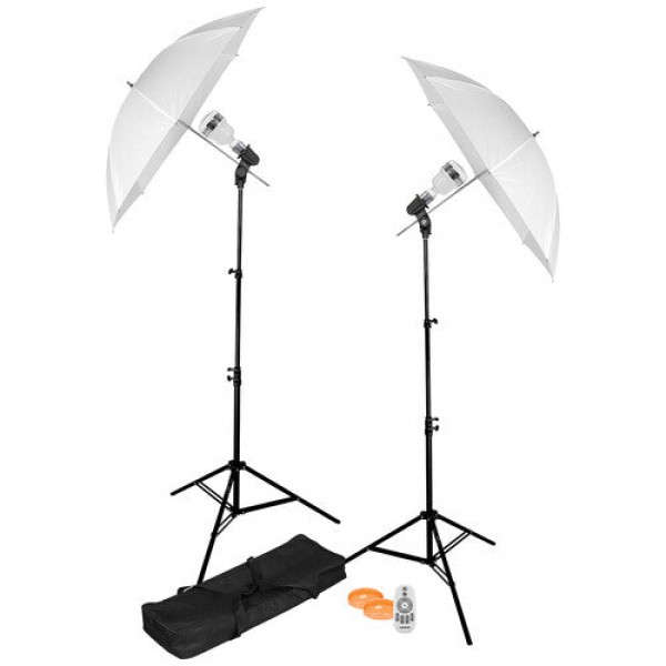 Westcott Kit ombrello LED a 2 luci con presa singola