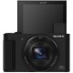 Sony DSC-HX90VB Cyber-shot - Fotocamera digitale - compatta - 18,2 MP - 1080p - zoom ottico 30x - Carl Zeiss - Wi-Fi, NFC - nero