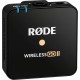 Trasmettitore/Registratore TX RODE Wireless GO II per il sistema Wireless GO II (2,4 GHz, nero)