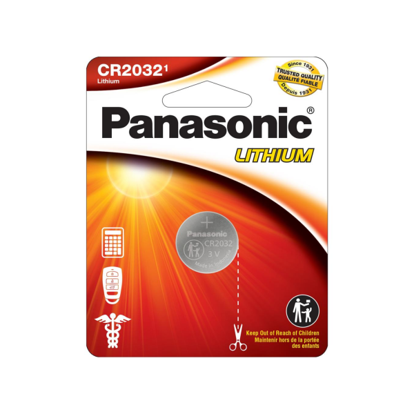 Panasonic 2032 3V Batteria al litio a bottone 1 confezione