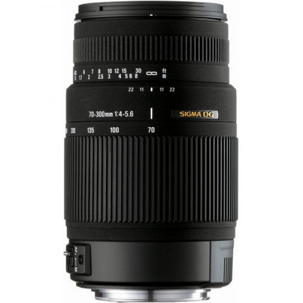 Obiettivo Sigma 70-300 mm f/4-5,6 DG OS per fotocamere digitali Canon
