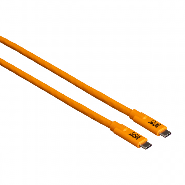 Tether Tools TetherPro Cavo da USB Type-C maschio a USB Type-C maschio - 15', arancione