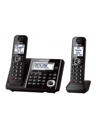 Panasonic KXTGF342B Telefono cordless a 2 portatili con base