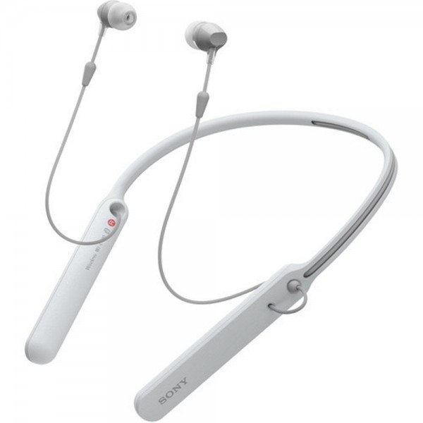 Sony WI-C400 - Auricolari con microfono - in-ear - montaggio dietro il collo - Bluetooth - wireless - NFC