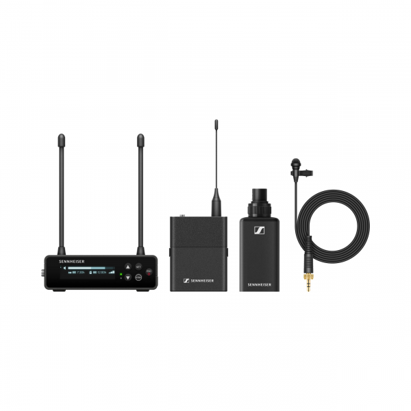 Sennheiser EW-DP ENG SET Sistema microfonico combo digitale senza fili per montaggio su telecamera (R1-6: da 520 a 576 MHz)