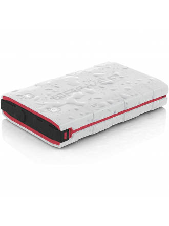 Braven BRV-Bank-6000 mAh Batteria di backup portatile intelligente e ultraresistente - grigio/rosso