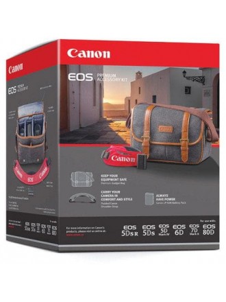 Kit di accessori Canon EOS Premium - Include borsa, LP-E6N, cinghia per reflex digitale