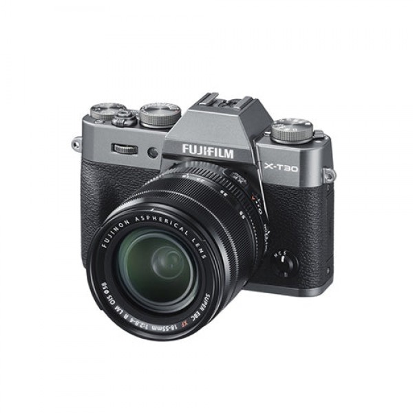Fujifilm X-T30 Fotocamera digitale mirrorless con kit obiettivo XF 18-55 mm - Argento carbone