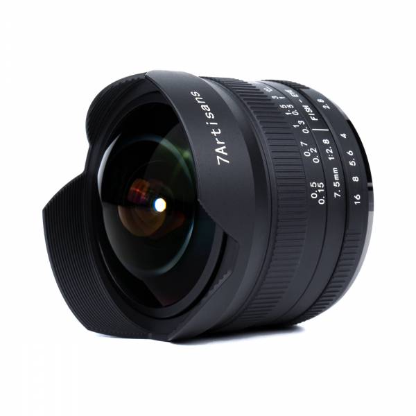 Obiettivo Fisheye 7,5 mm f/2,8 II di 7artisans Photoelectric per Canon EOS-M Mount