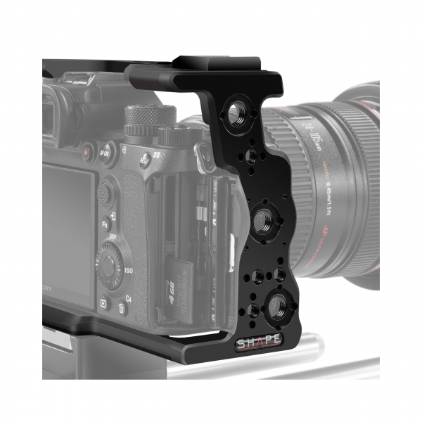 Gabbia per fotocamera SHAPE con impugnatura superiore e piastra di base da 15 mm per Sony a7S III
