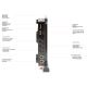 SHAPE J-Box Caricabatterie e alimentazione per Panasonic EVA1 e Sony FS7/FS7M2/FS5/FS5M2 (V-Mount)