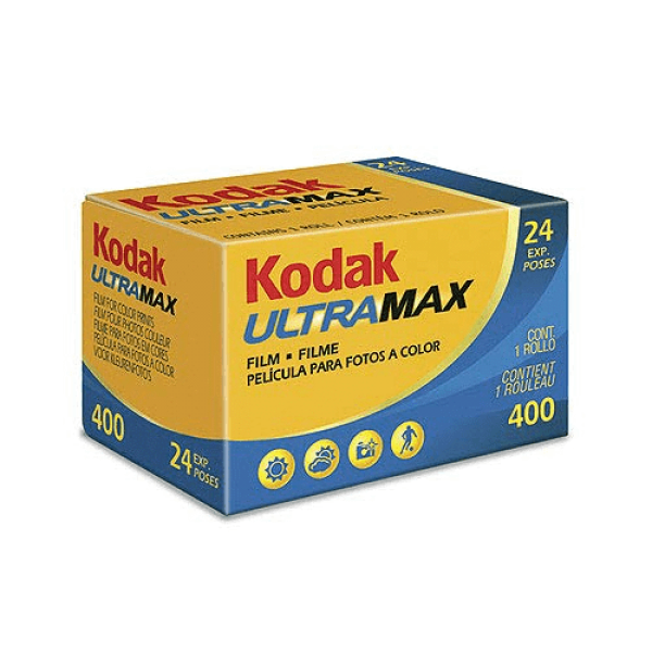 Pellicola negativa a colori Kodak UltraMax 400 (pellicola in rotolo da 35 mm, 24 esposizioni)