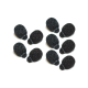 Schiuma lavalier miniaturizzata Rycote nera (1 confezione da 10)