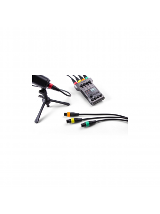 Zoom XLR-4CCP Cavi microfonici XLR con anelli identificativi colorati - 8' - 4-Pack