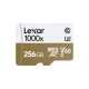 Scheda di memoria Lexar 256GB Professional 1000x UHS-II microSDXC con adattatore SD