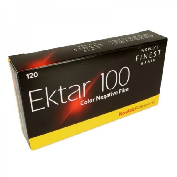 Kodak Professional EKTAR 100 Pellicola negativa a colori / 120 - Confezione da 5 - Scaduta