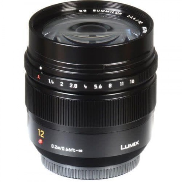Panasonic HX012 Leica DG Summilux 12 mm f/1,4 ASPH. Obiettivo