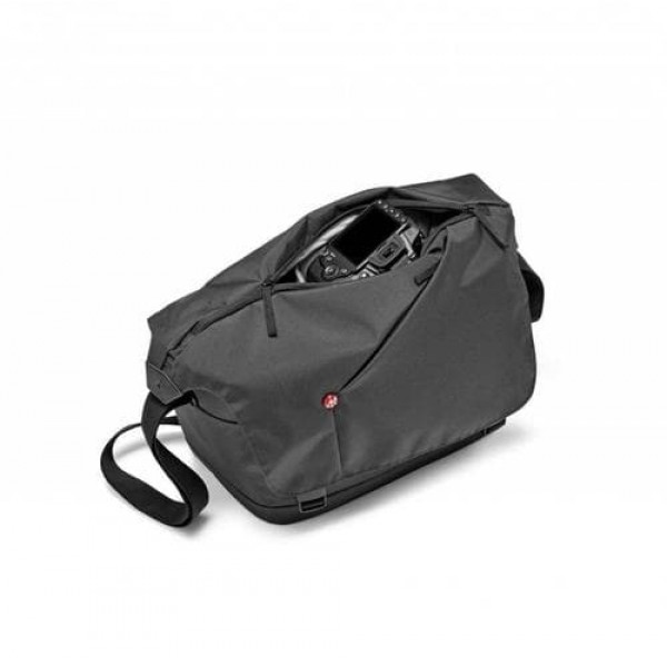 Manfrotto NX Camera Messenger Bag per CSC/DSLR con obiettivo - Grigio
