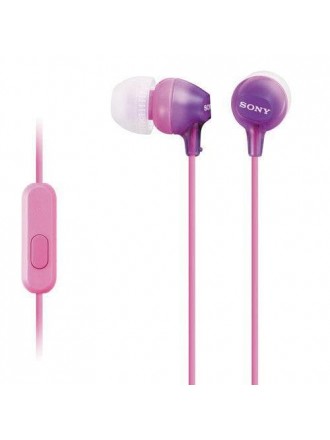 Sony MDR-EX15AP - Serie EX - auricolari con microfono - in-ear - jack da 3,5 mm - rosa