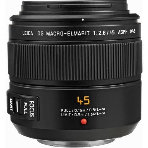 Panasonic Leica DG Macro-Elmarit 45mm f/2.8 ASPH. MEGA O.I.S. Obiettivo