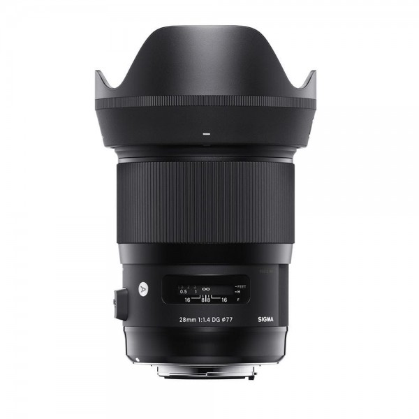 Obiettivo Sigma 28 mm f1,4 DG HSM Art per Nikon